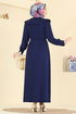 Dress 0015UZ662-MS Navy Blue - Thumbnail