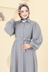 Dress 0037BG354-MS Gray - Thumbnail