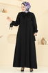 الفستان أسود 0039BG354-MS - Thumbnail