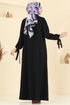 الفستان أسود 0039BG354-MS - Thumbnail