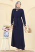 Dress 004MT581-MS Navy Blue - Thumbnail
