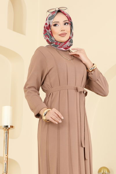 M.T. - الفستان بيج 004MT581-MS - 415283