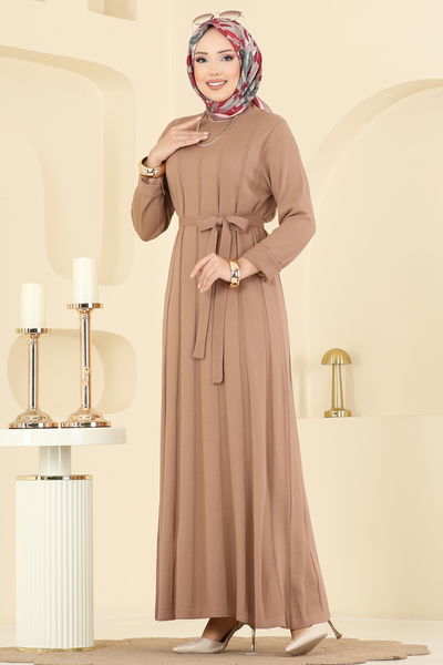 M.T. - الفستان بيج 004MT581-MS - 415285