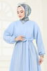 Dress 012MR1078-MS Baby Blue - Thumbnail