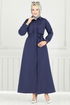 Dress 019MR1078-MS Navy Blue - Thumbnail