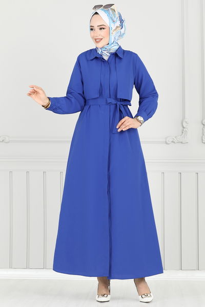 M.R. - Dress 019MR1078-MS Saxe - 383768