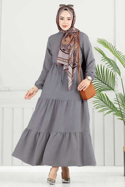 M.R. - Dress 024MR1078-MS Anthracite - 383943