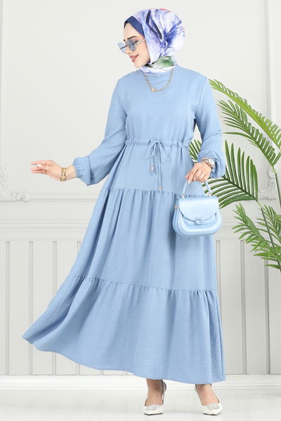 M.R. - Dress 025MR1078-MS Baby Blue - 383996