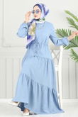 M.R. - Dress 025MR1078-MS Baby Blue