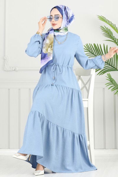 M.R. - Dress 025MR1078-MS Baby Blue