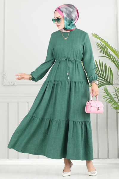 M.R. - Dress 025MR1078-MS Emerald - 384011
