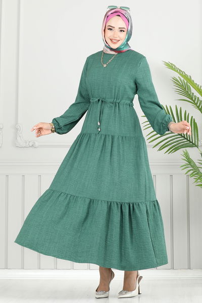 M.R. - Dress 025MR1078-MS Emerald - 384015