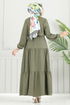 Dress 025MR1078-MS Khaki - Thumbnail