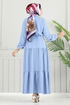 Dress 025MR1078-MS Light Baby Blue - Thumbnail