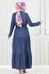 Dress 0332MSA980-MS Dark Denim - Thumbnail