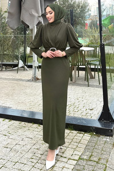 A.L.G.K. - Dress 0414ALGK1170-MS Khaki - 422465