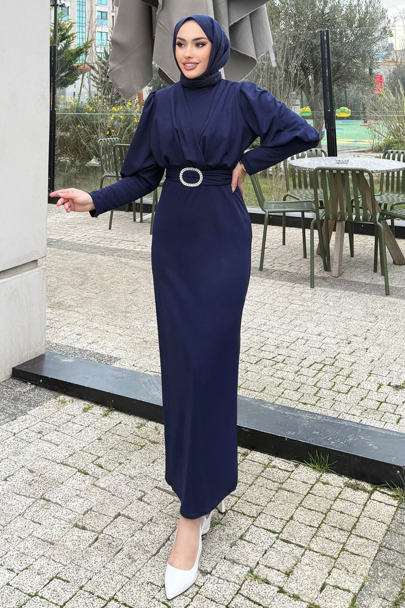 Dress 0414ALGK1170-MS Navy Blue