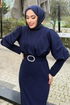 Dress 0414ALGK1170-MS Navy Blue - Thumbnail