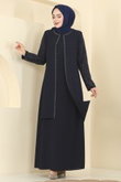 O.R.G. - Dress 0500ORG1169-MS Navy Blue