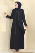 Dress 0500ORG1169-MS Navy Blue - Thumbnail
