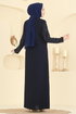 Dress 0500ORG1169-MS Navy Blue - Thumbnail