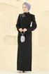 Dress 0846LVA1173-MS Black - Thumbnail