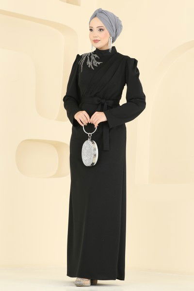 L.V.A. - Dress 0846LVA1173-MS Black