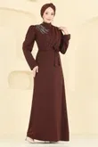 L.V.A. - Dress 0846LVA1173-MS Brown