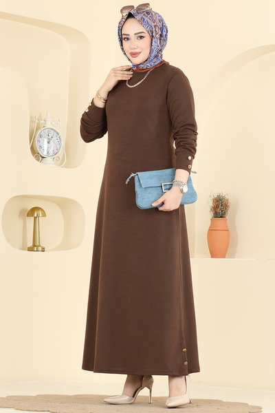 E.T.T. - Dress 1009ETT926-MS Brown - 427231