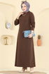 Dress 1009ETT926-MS Brown - Thumbnail