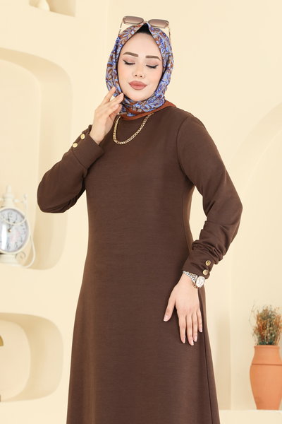 E.T.T. - Dress 1009ETT926-MS Brown - 427233