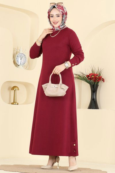 E.T.T. - Dress 1009ETT926-MS Burgundy