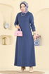 الفستان ازرق 1009ETT926-MS - Thumbnail