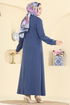 الفستان ازرق 1009ETT926-MS - Thumbnail