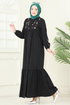 Dress 108ZNE1011-MS Black Jeans - Thumbnail