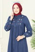 Dress 108ZNE1011-MS Dark Denim - Thumbnail
