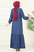 Dress 108ZNE1011-MS Dark Denim - Thumbnail