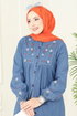 Dress 108ZNE1011-MS Light Denim - Thumbnail