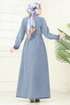 Dress 109ZNE1011-MS Light Denim - Thumbnail