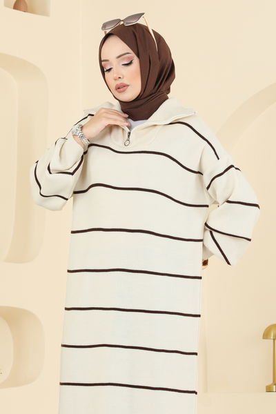 B.R.Z - Dress 11038BRZ597-MS Ecru - 404876