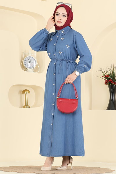 M.S.A. - Dress 1109MSA980-MS Light Denim - 422454