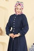 Dress 111ZNE1011-MS Dark Denim - Thumbnail