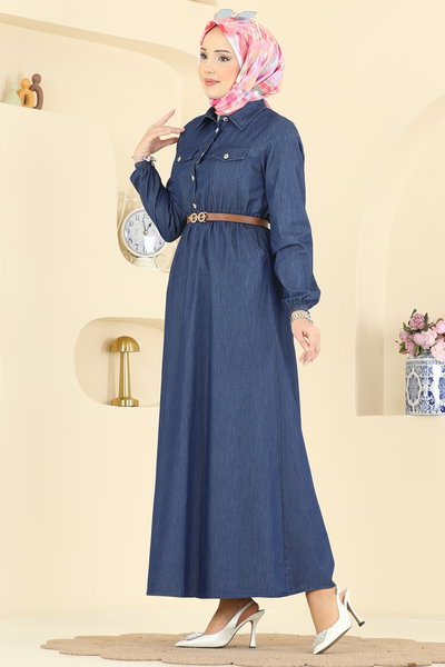 M.S.A. - Dress 1120MSA980-MS Dark Denim - 425926
