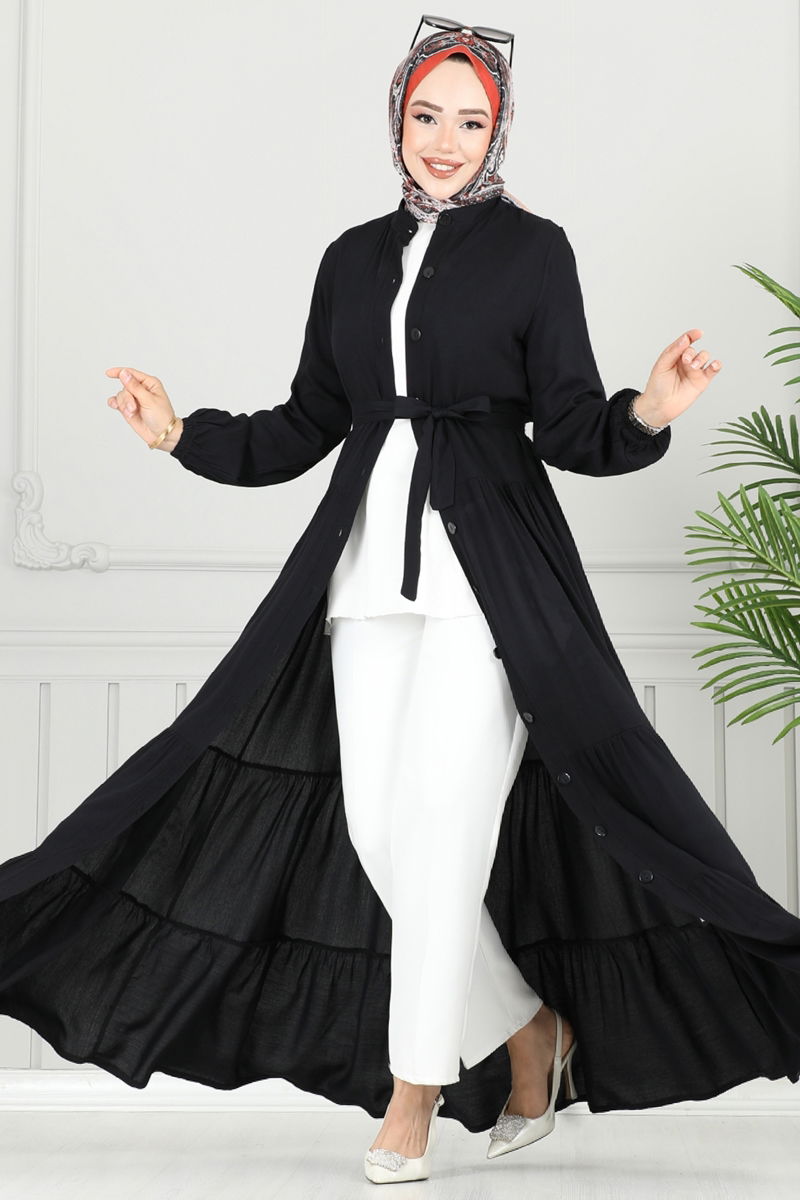 الفستان أسود 1124BG354-MS