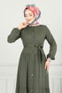 Dress 1124BG354-MS Khaki - Thumbnail
