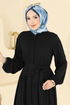 Dress 1124ERK1158-MS Black - Thumbnail
