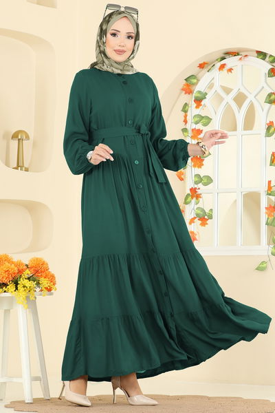 E.R.K. - Dress 1124ERK1158-MS Emerald - 409342