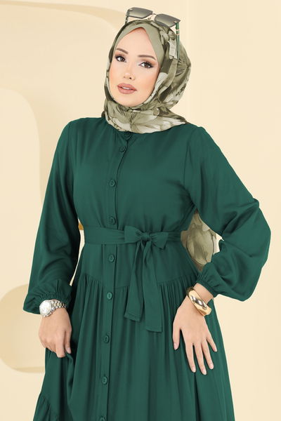 E.R.K. - Dress 1124ERK1158-MS Emerald - 409344