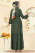 Dress 1124ERK1158-MS Khaki - Thumbnail