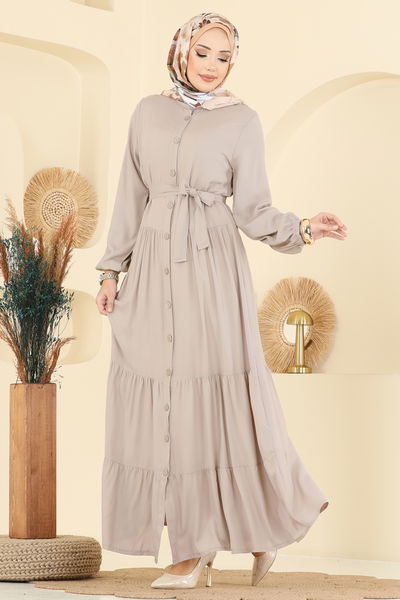 E.R.K. - Dress 1124ERK1158-MS Stone - 409324